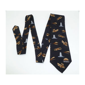 TANGO Mens Neck Tie Spirit of Kitty Hawk Americana Series Planes